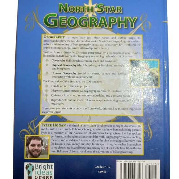 North Star Geography Textbook by Tyler H. Hogan Bright Ideas Press Hardback - Picture 3 of 12